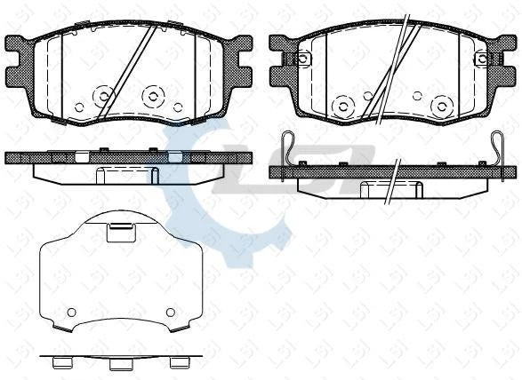 Front Brake Pads and Disc Rotors Set for Hyundai i20 PB 1.4 1.6 2010-2018