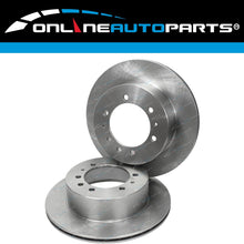 Load image into Gallery viewer, Rear Disc Rotor + Brake Pad Kit for Nissan Patrol GQ Y60 1988~1999 4X4