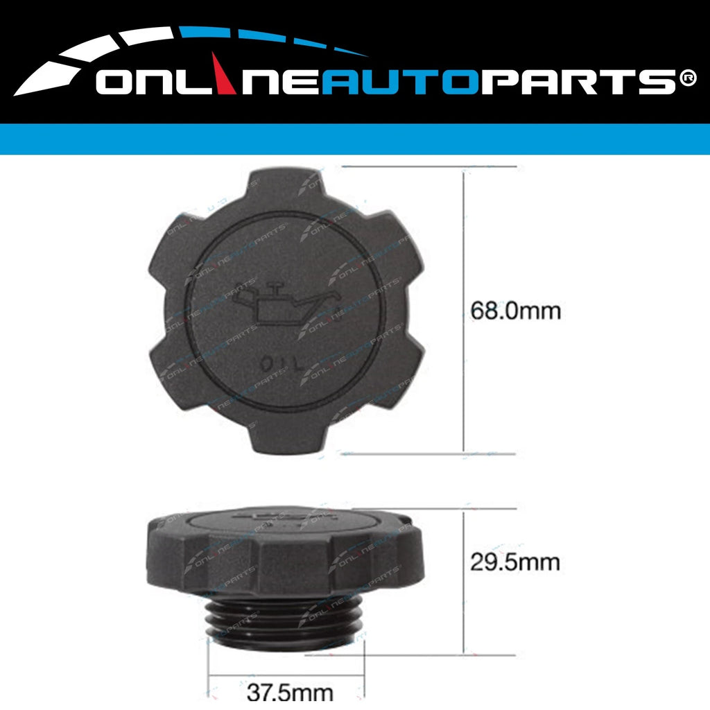 Oil Filler Cap for Toyota Landcruiser Prado KDJ120 3.0L 1KD-FTV Engine 2006~09