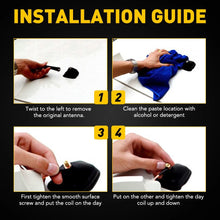 Load image into Gallery viewer, Universal Car Roof Aerial Radio A/FM Fin Signal Shark Antenna Arial Silver