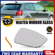 Right Side Mirror Glass for VW POLO 2010-2017 With Heated Convex Base Plate