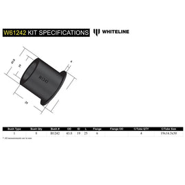 Whiteline W61242 Trailing Arm Lower Bushing
