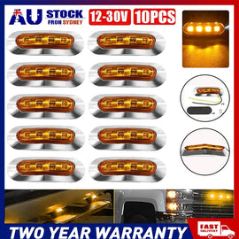 10-30x 12V Amber LED Clearance Lights Side Marker Trailer Truck Caravan Lorry A