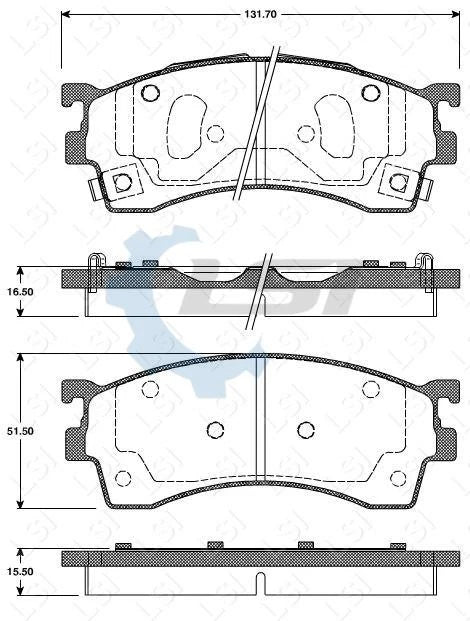 Front Brake Pads and Rotors Set for Mazda 323 1.8L BJ ASTINA 1998 - 03