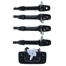 Load image into Gallery viewer, 5pc FRONT, REAR, TAILGATE Door Handle Outer Black for Ford Ranger PJ PK &amp; BT50