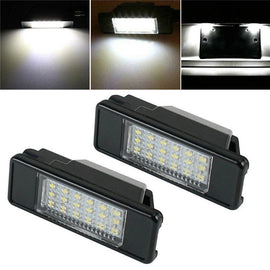 2x LED License Number Plate Light Lamps for Citroen C2 C3 C5 C6 DS3 for Peugeot