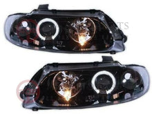 Load image into Gallery viewer, Projector Black Angel Eye Headlights Pair For Holden Commodore VT SS Monaro