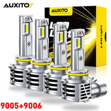 Load image into Gallery viewer, 4X HB3 HB4+9005 9006 LED Headlight Globes High Low Beam Canbus Error Free Bulbs