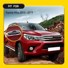 Load image into Gallery viewer, Door Handles Covers Matte Black Suitable For Toyota Hilux 2015-21 Keyless Hole