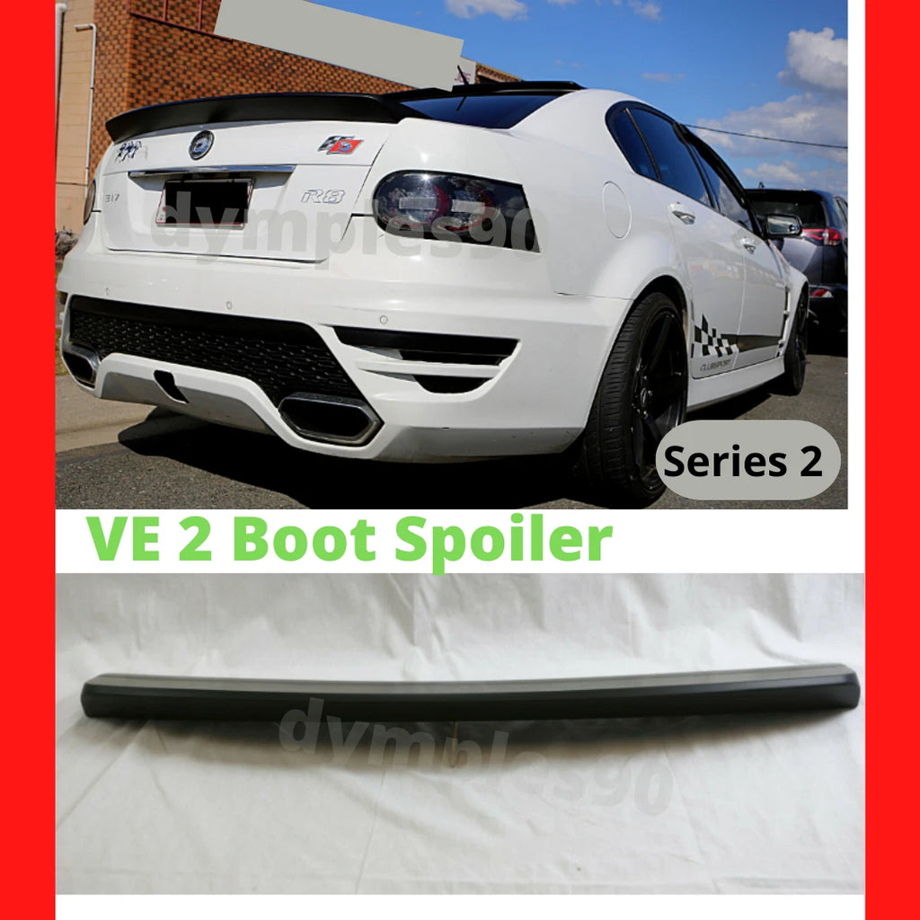 PLASTIC REAR BOOT SPOILER DUCKTAIL WING FOR VE 2 COMMODORE/HSV