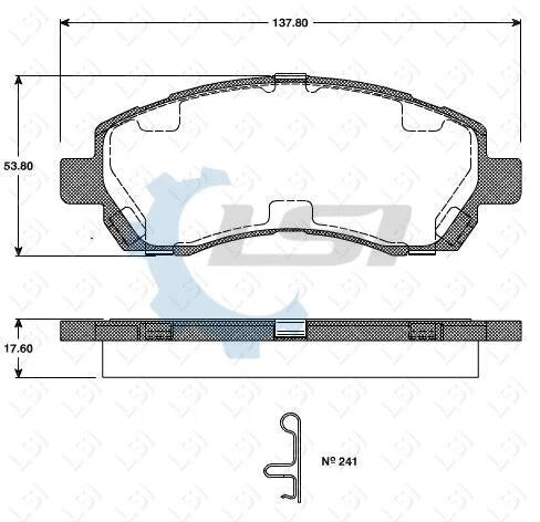 Front Brake Pads and Rotors Set suits Subaru LIBERTY 2.2L GX WAGON 1997 - 03