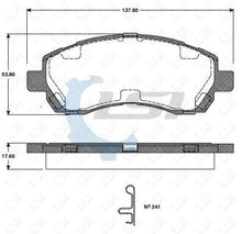 Load image into Gallery viewer, Front Brake Pads and Rotors Set suits Subaru LIBERTY 2.2L GX WAGON 1997 - 03