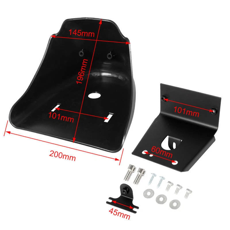 Lower Front Spoiler Chin Fairing Cover for Harley Sportster XL1200C XL883 04-19