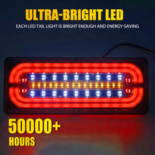 Load image into Gallery viewer, 2X Trailer tail lights 89 LED Stop Lights Tail Kit Sequential Boat Truck Lamp