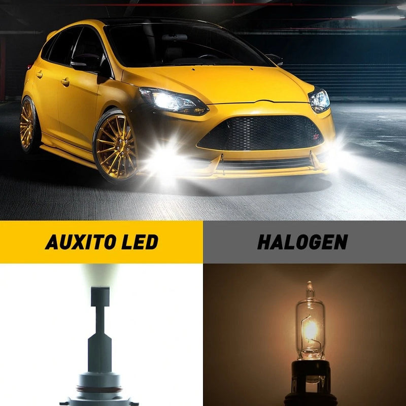 9005 HB3 LED Headlight Bulbs 12000LM 60W 6500K White High Beam/Fog Kit