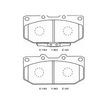 Load image into Gallery viewer, Winmax W7 Race Front Brake Pad Set WMP351-W7