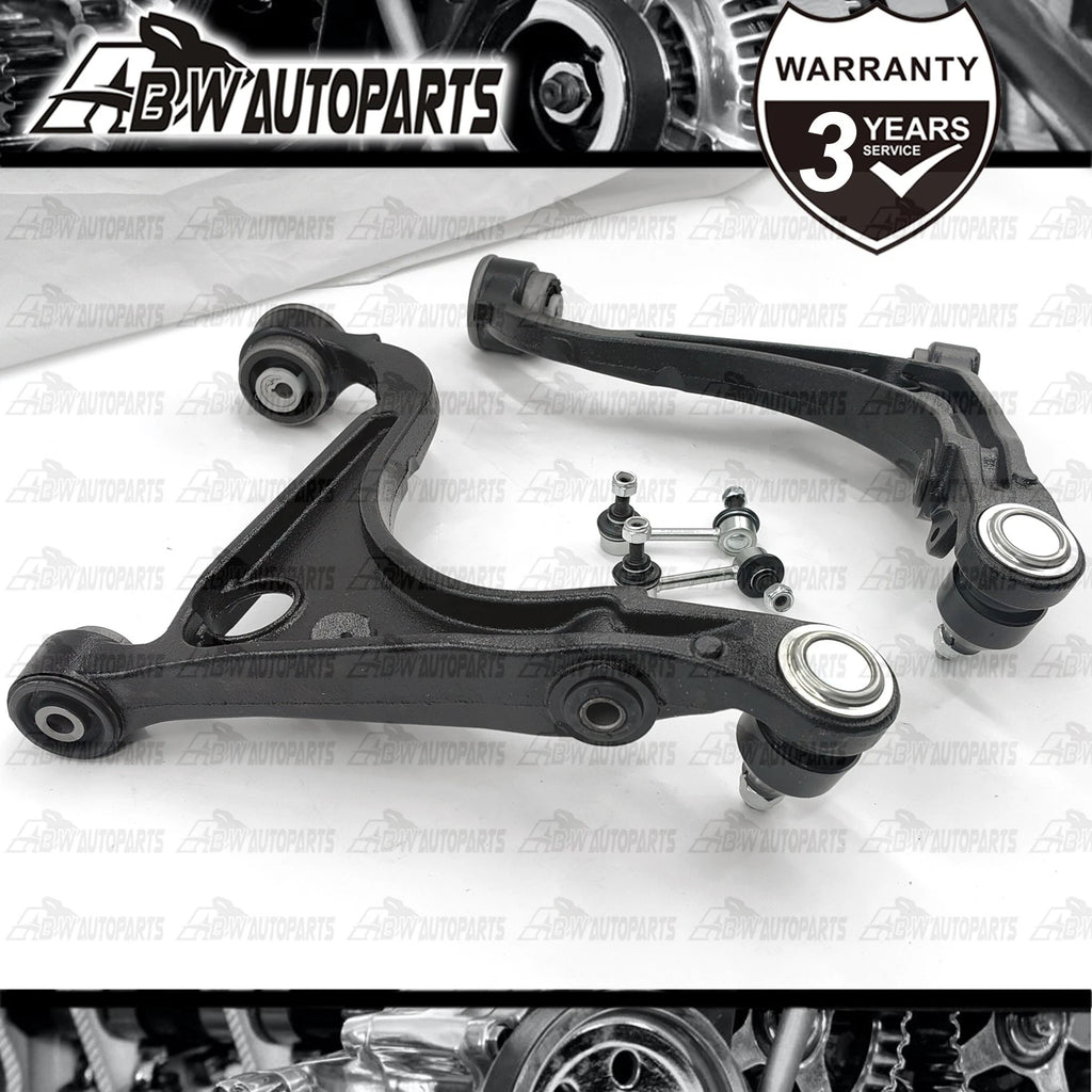 FRONT UPPER LOWER CONTROL ARMS + SWAY BAR LINK FOR FORD FALCON AU BA BF 00 - 08