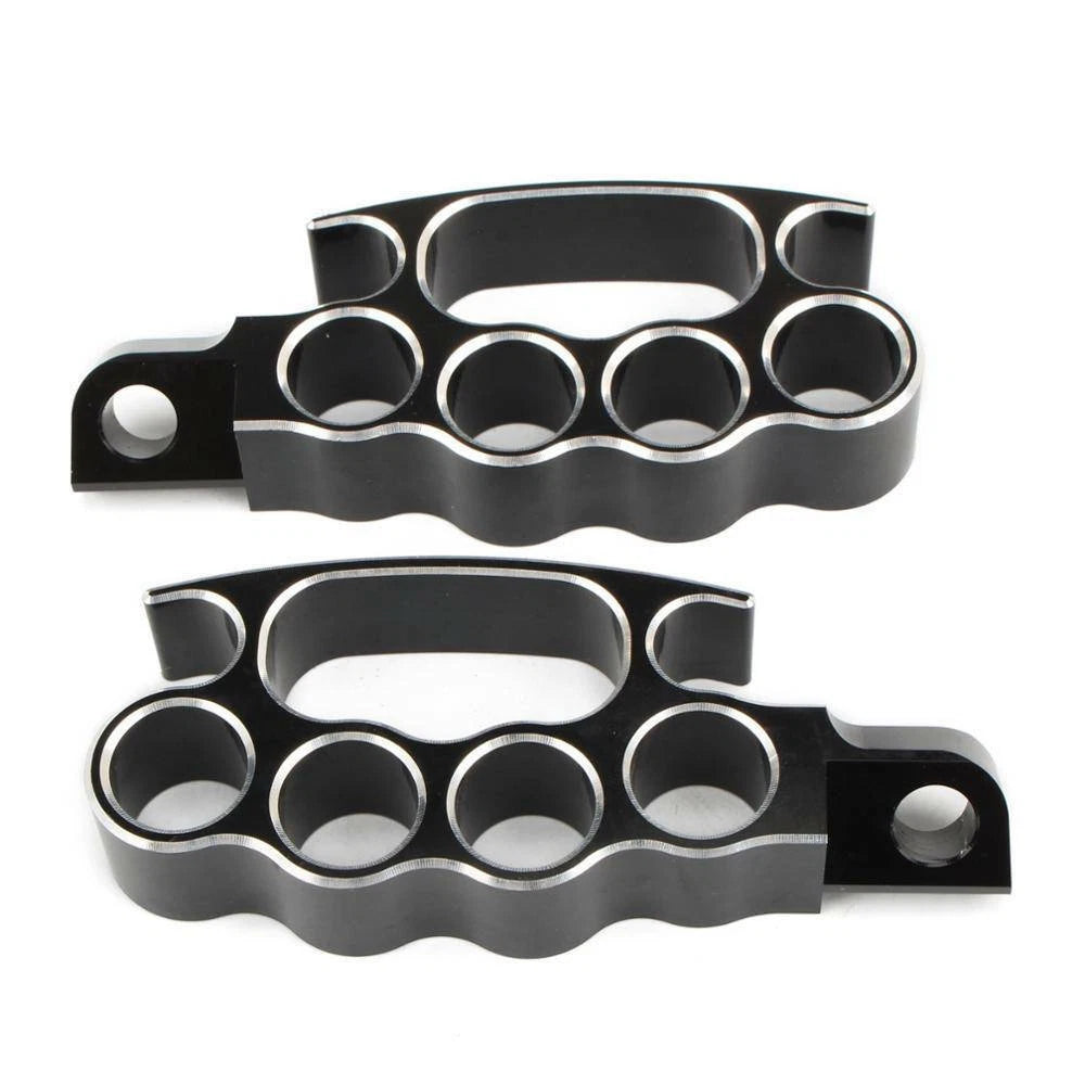 Chrome Cut Flying Male Mount Foot Pegs Footrest For Harley Sporster Softail ST