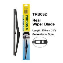Load image into Gallery viewer, Tridon Hook Style Conventional Rear Wiper Blade 275mm ( 11In) TRB032