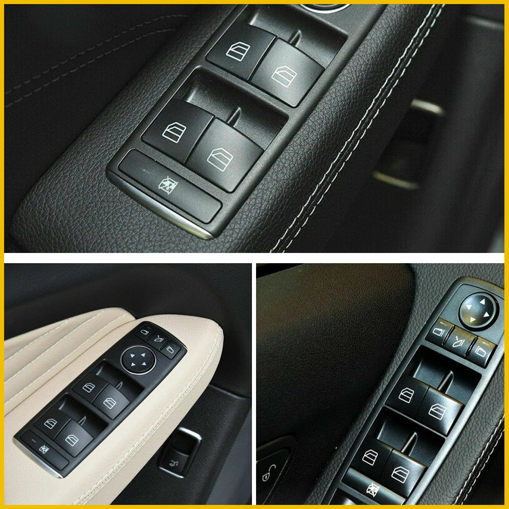 4X For Mercedes-Benz W204 E-Class W166 Master Window Switch Button Cover Cap