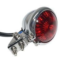 Load image into Gallery viewer, LED Rear Motorcycle Black Brake Tail Light For Harley Bobber Chopper Cafe Racer