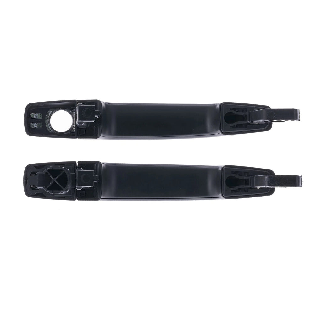 Door Handle Outer for Holden Colorado 12-20 Set of 2 Chrome Black FRONT LH+RH