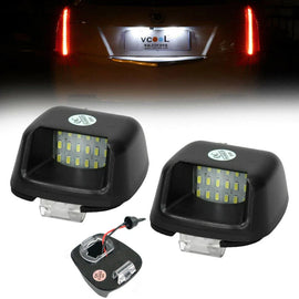 2x Rear Bumper License Number Plate Light for Nissan Navara D40 Lamp Bulb LED ST