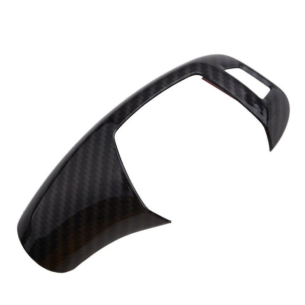 Carbon Fiber Style Gear Shift Knob Trim Cover Fit For BMW F20 F21 F30 E70 X3 X4