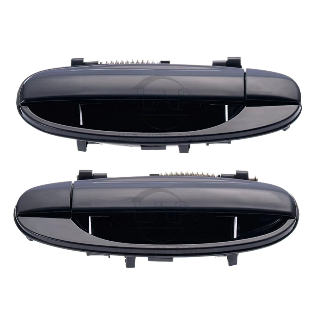 2pc Rear Left & Right Outer Door Handle Black for Holden Barina TK 2005 -2011