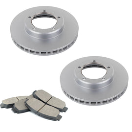 Front Brake Pads & Rotors for Toyota Landcruiser HZJ78 HZJ79 HZJ105 VDJ76 VDJ78
