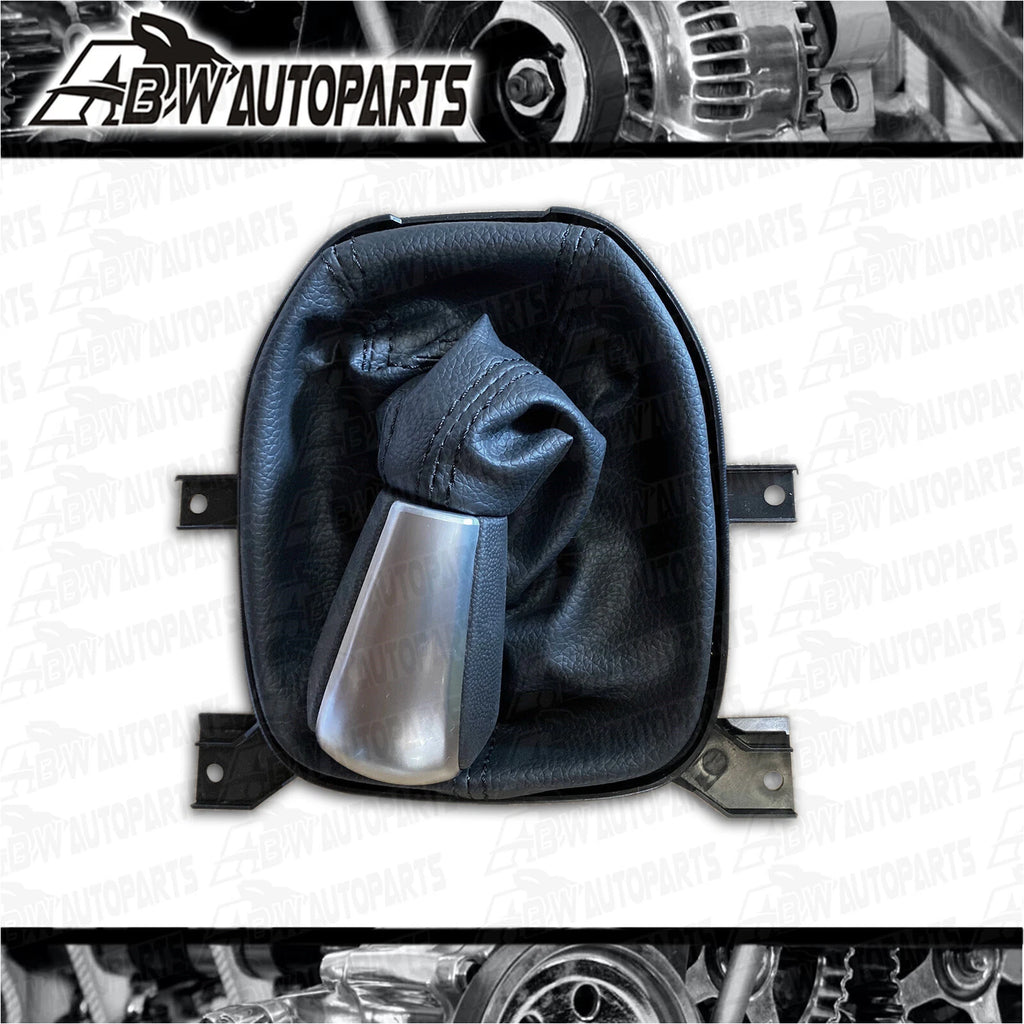 Satin Chrome Manual Gear Knob and Boot Cover 6-Speed For Holden Commodore VE V6
