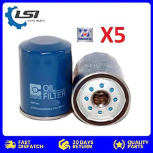 Load image into Gallery viewer, 5 x Wesfil Oil FILTERs for LIBERTY IMPREZA FORESTER LANCER PAJERO 323 XV Z411
