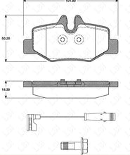 Load image into Gallery viewer, Heavy Duty Brake Pads+Painted Rotors+Sensors Front Rear for MB Vito W639 07-15