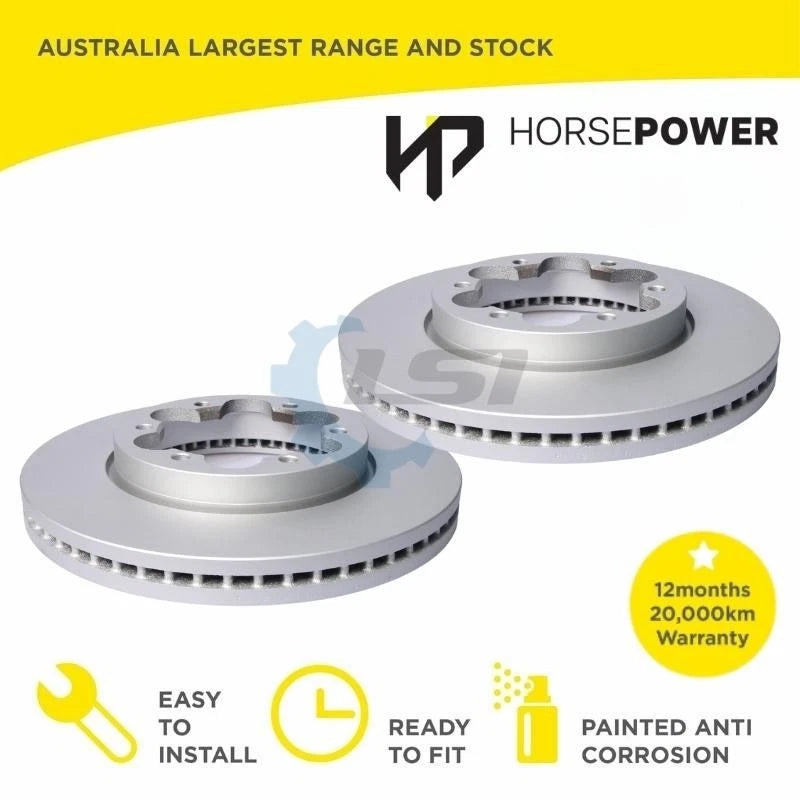 Front Brake Disc Rotors for Toyota HIACE KDH200 TRH 2005 - 18 285mm