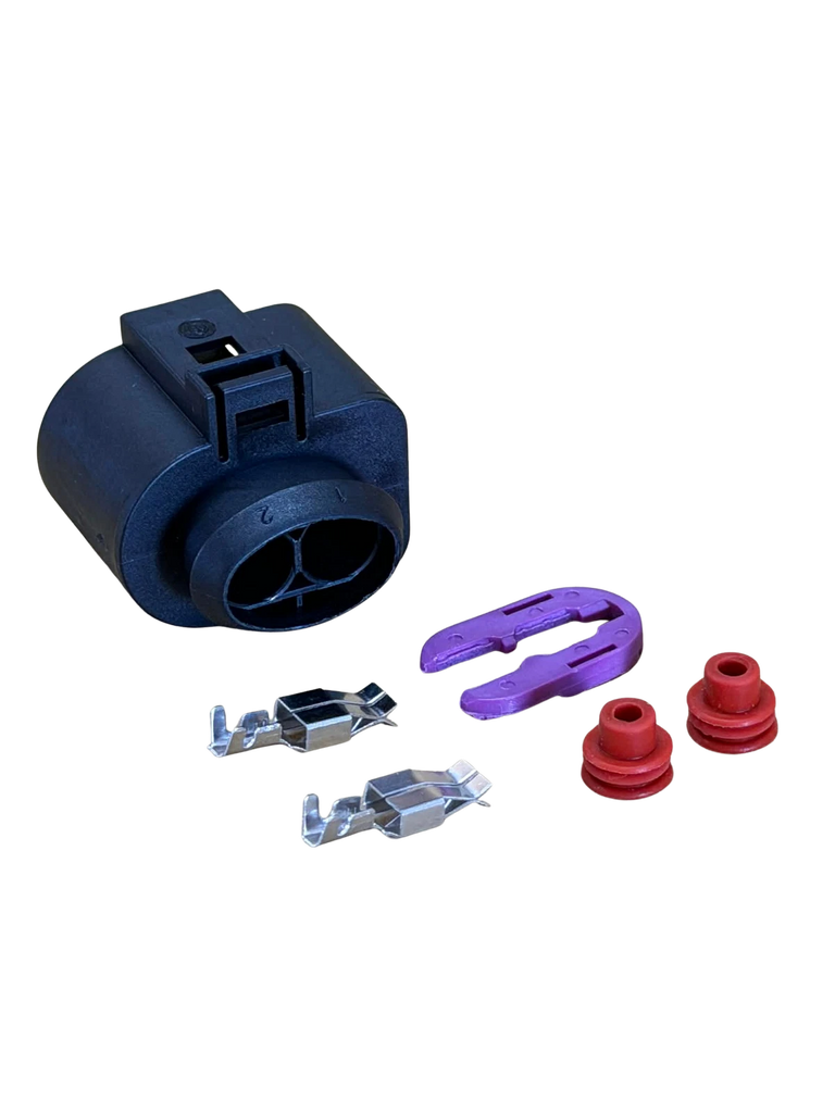 2 Pins Connector Plugs fits Volkswagen Audi 1J0973752