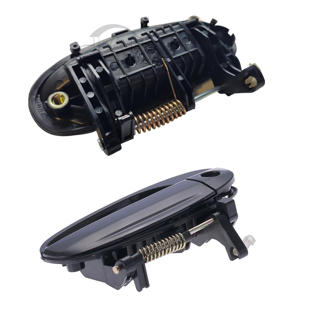 4pc Front Rear Left & Right Outer Door Handle Black for Holden Barina TK 2005-11