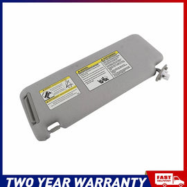 1x Grey Right Driver Sun Visor For Toyota Prado TRJ120 RZJ120 KZJ120 KDJ/GRJ120