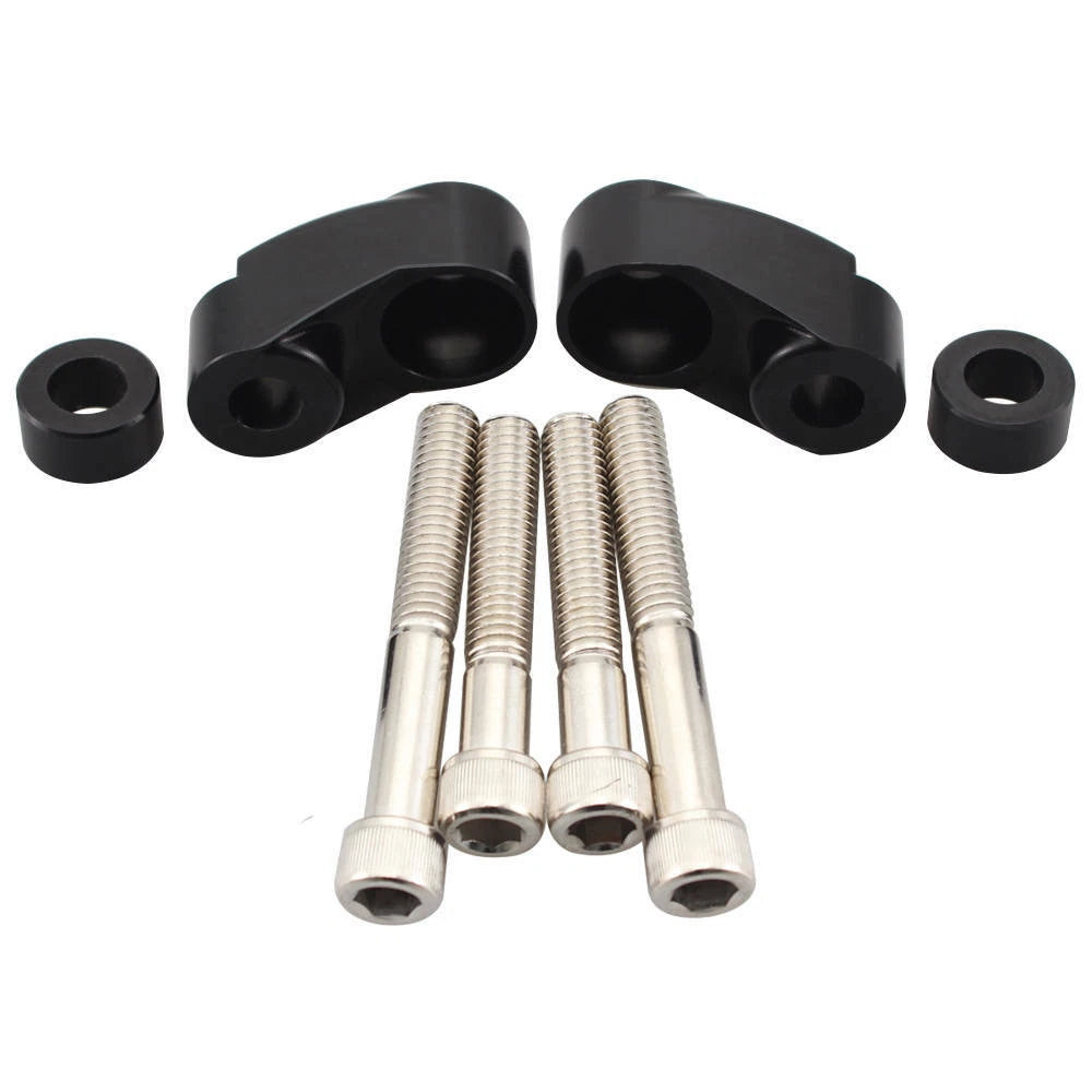 2x Turn Signal Relocation Bracket Kits For 39mm 49mm Sportster FXR Dyna Glide ST