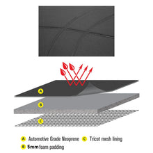 Load image into Gallery viewer, Sperling Getaway Neoprene Front Black - Black Stitch Seat Covers Suits Pajero...