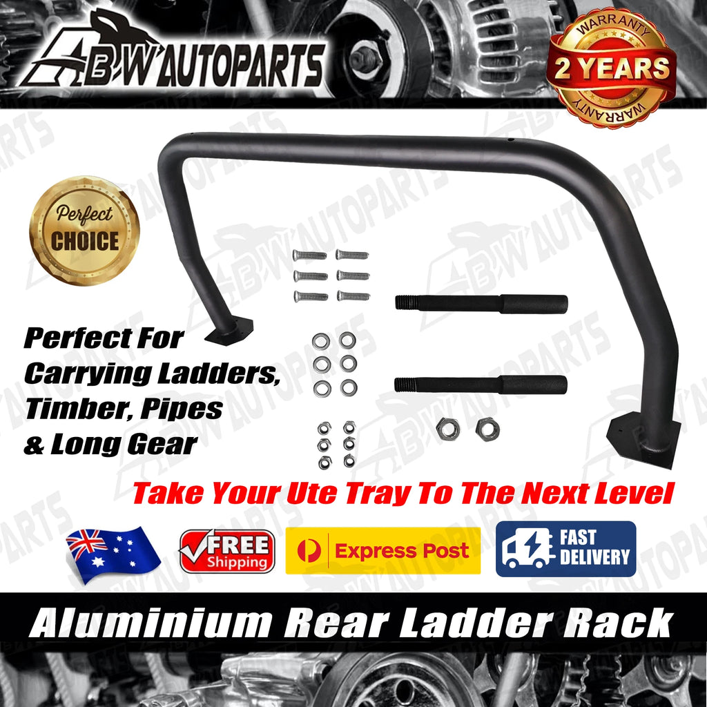 NEW Removable Black Rear Ladder Rack For Carrying Ladders Timber Pipes Long Gear