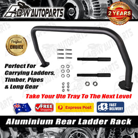 NEW Removable Black Rear Ladder Rack For Carrying Ladders Timber Pipes Long Gear