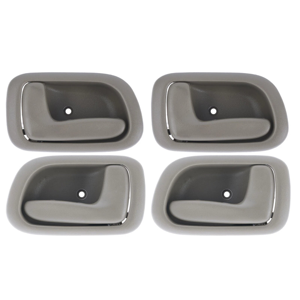 4pc Left Right Front & Rear Inner Door Handle Beige For Toyota Corolla AE112 98-
