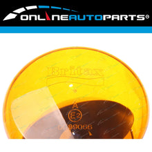 Load image into Gallery viewer, Britax 320-00 Beacon 12/24V 3 Bolt Fix Amber Polycarbonate Lense Rotating