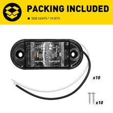 Load image into Gallery viewer, 10-100X LED Clearance Lights Side Marker Amber Red Indicators Trailer Lamp NEWA
