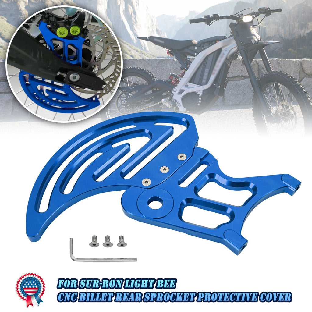 CNC AL Rear Sprocket Cover Chain Guard Protector For Surron MX X Bike for Segway