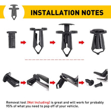Load image into Gallery viewer, 70PCS Car Push Pin Radiator Grille Bumper Vent Fender Liner Trim Clips Fastners