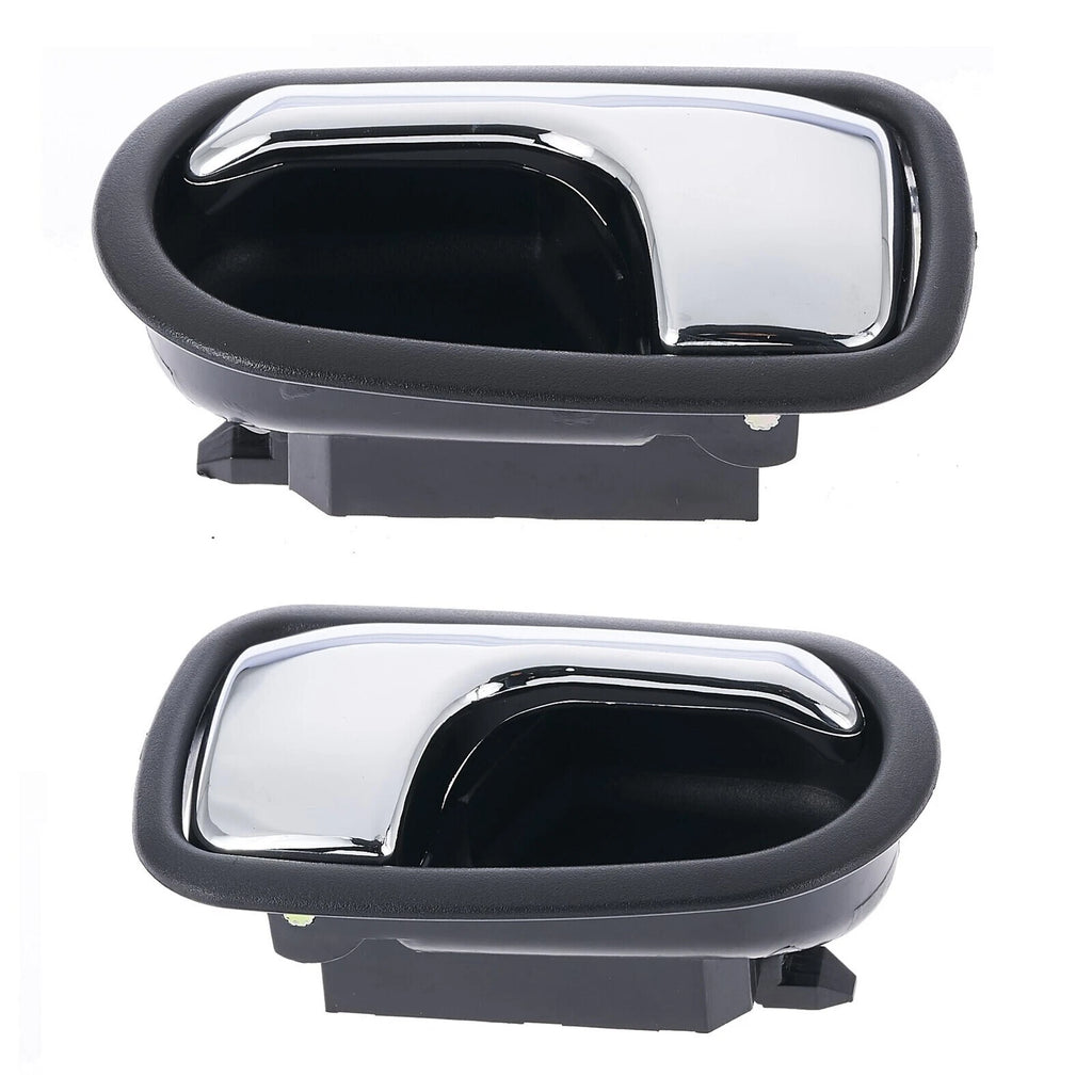 4pc Front Rear Left & Right Inner Door Handle Chrome For Ford Courier Laser 323