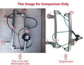 Front Right Window Regulator W/o Motor For Peugeot 307CC 2003-2010 9222V9