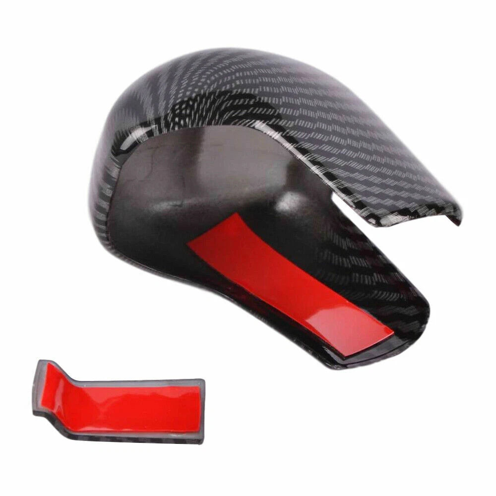 ABS Carbon Fiber Style Gear Shift Knob Cover Trim For Honda Civic 10th 16-20 ST