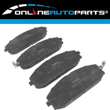 Load image into Gallery viewer, 2 Front Disc Rotors Slotted + Drilled + 4x4 Brake Pads for Patrol GU Y61 1997~15